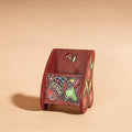  Madhubani Handpainted Wooden Pen Stand 