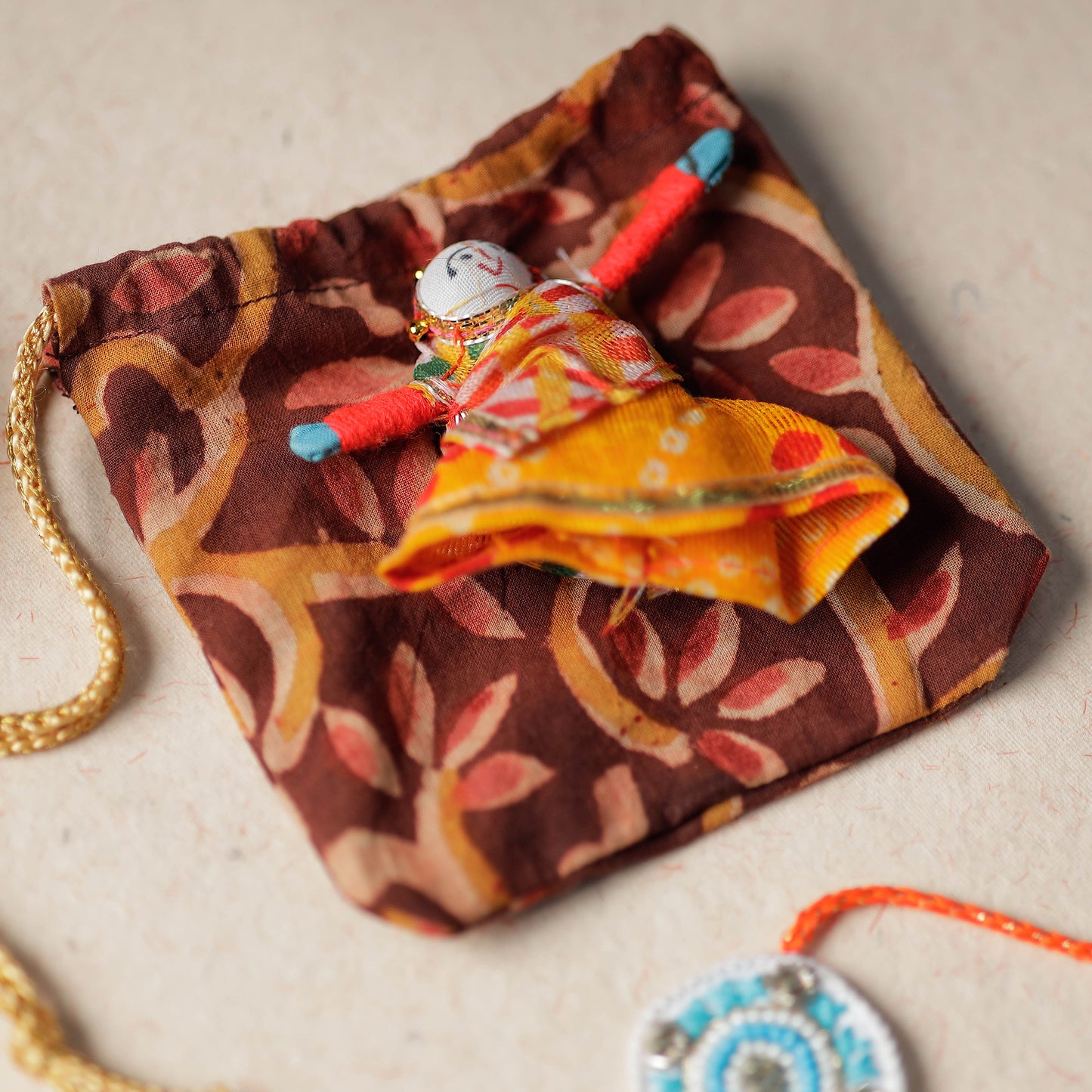 Handmade Thread & Beadwork Rakhi By Jugni 179