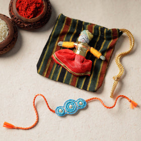 Handmade Thread & Beadwork Rakhi By Jugni