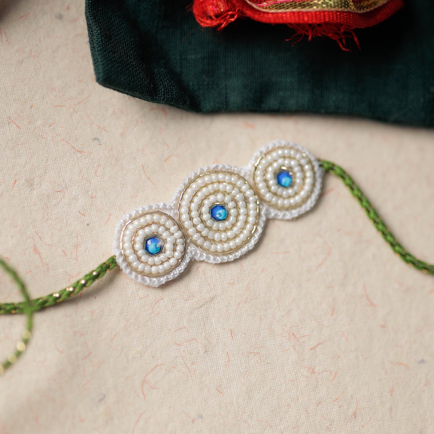 Handmade Thread & Beadwork Rakhi By Jugni 176