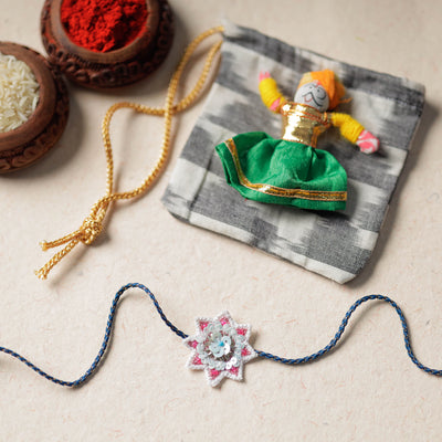 Handmade Thread & Beadwork Rakhi By Jugni 183