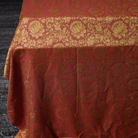  Himroo Handloom Jacquard Mercerized Cotton Double Bed Cover 