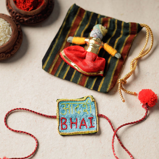 Handmade Thread & Beadwork Rakhi By Jugni 01