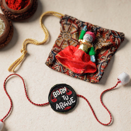 Handmade Thread & Beadwork Rakhi By Jugni 02