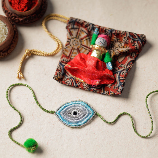 Handmade Thread & Beadwork Rakhi By Jugni 04