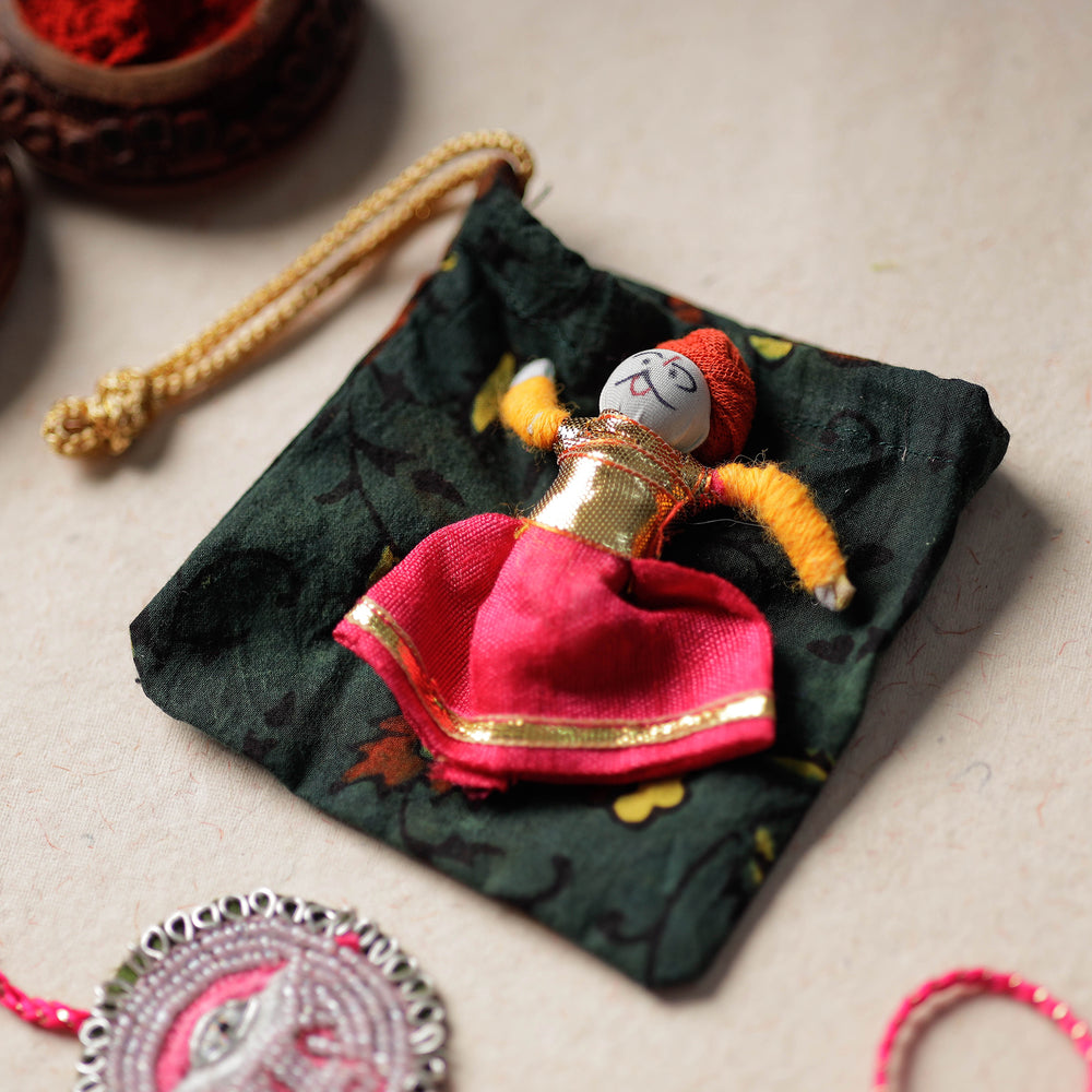 Handmade Thread & Beadwork Rakhi By Jugni 06