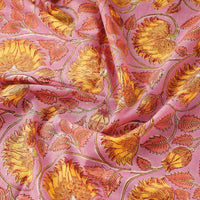 Pink - Kamal Buti Cotton Sanganeri Print Fabric 06