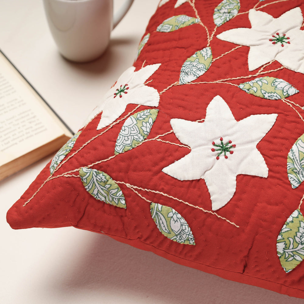 Applique Cushion Cover