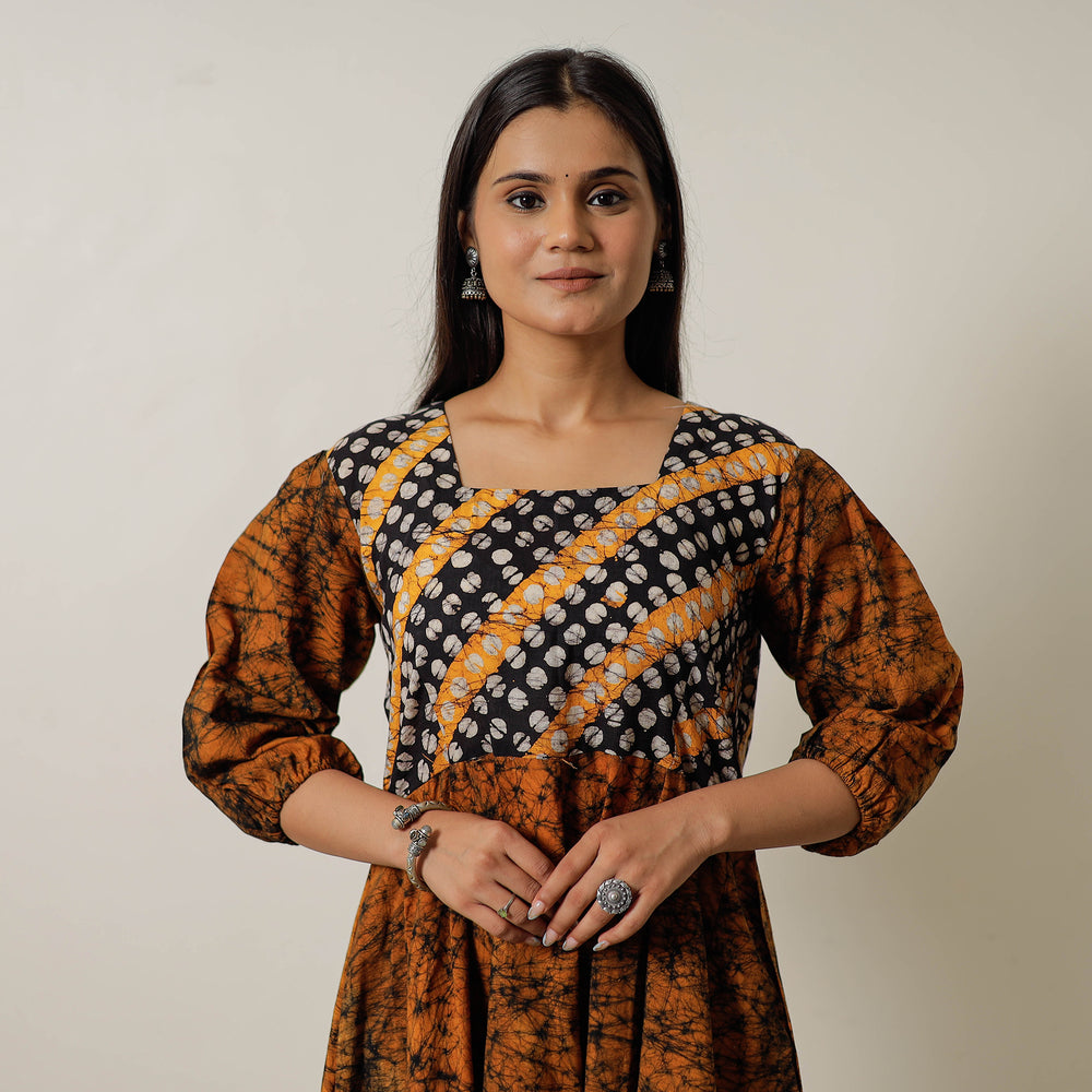 Batik Print Dress 