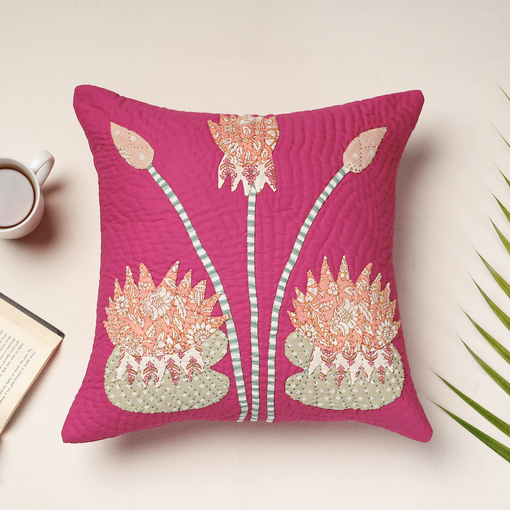 Applique Cushion Cover