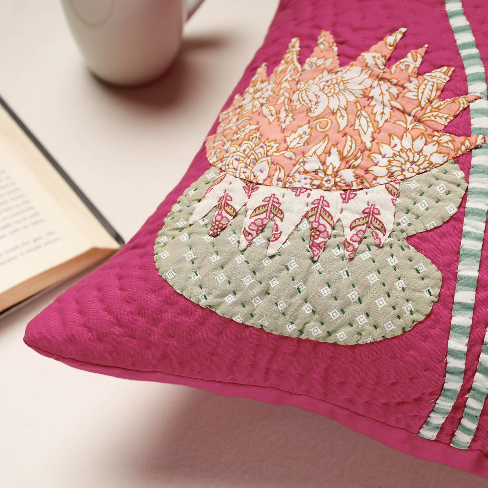 Applique Cushion Cover