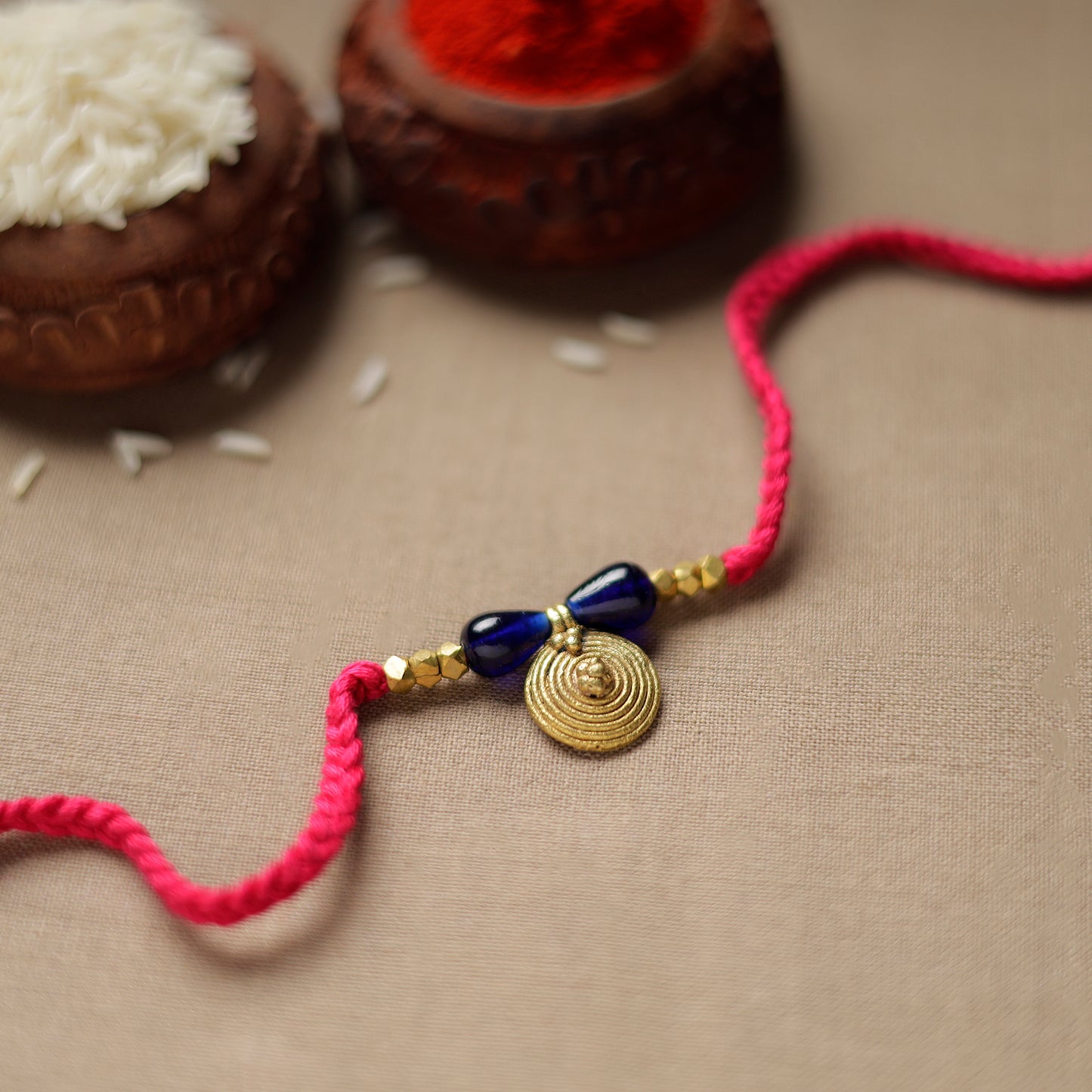 Brass & Threadwork Rakhi