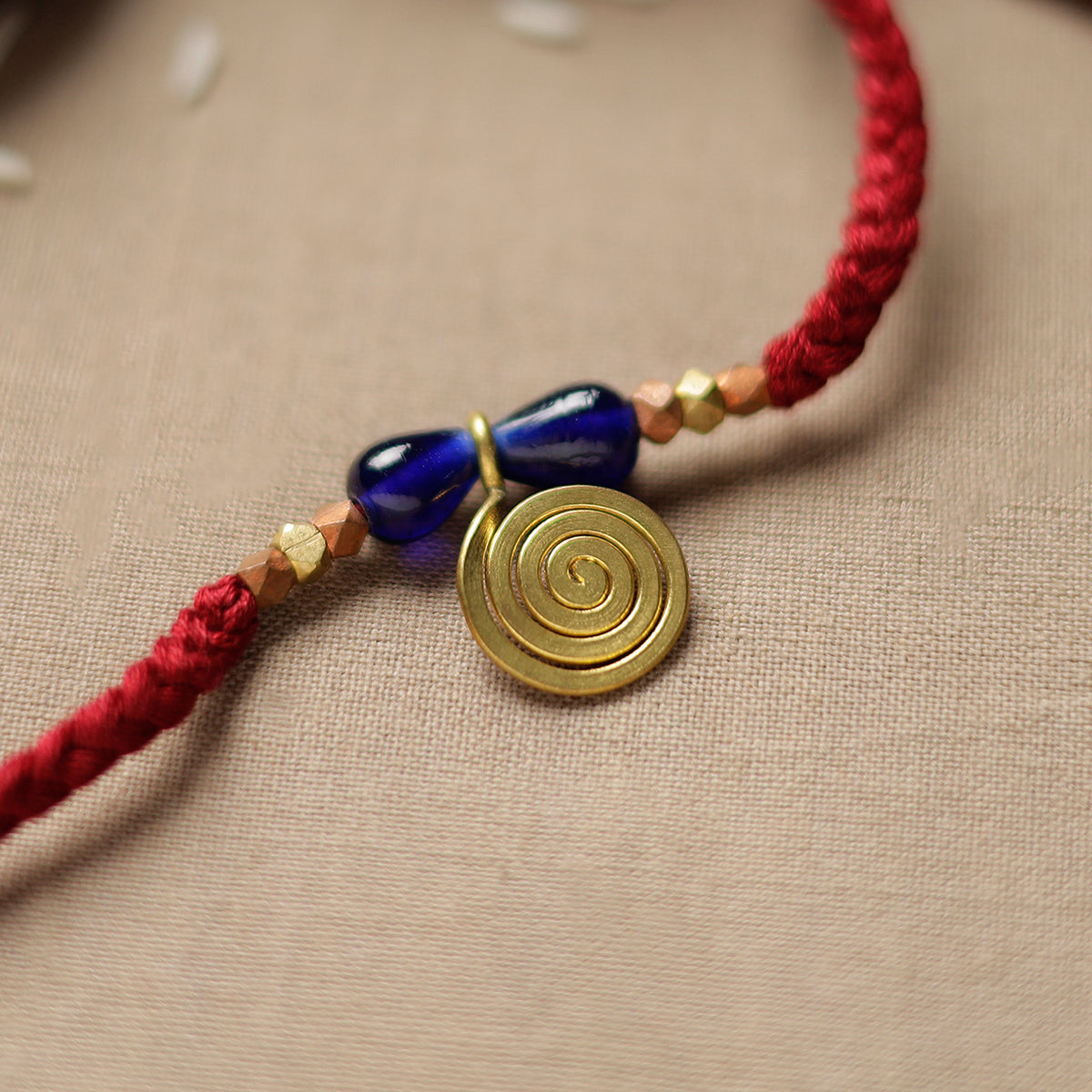 Brass & Threadwork Rakhi