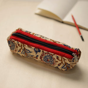 Handcrafted Quilted Kalamkari Multipurpose Pencil Pouch 36