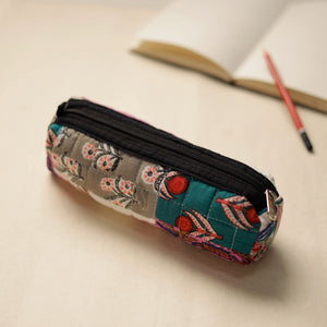 Handcrafted Quilted Patchwork Multipurpose Pencil Pouch 04