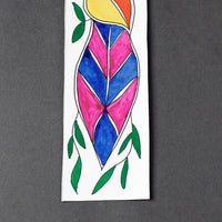 handpainted bookmark 