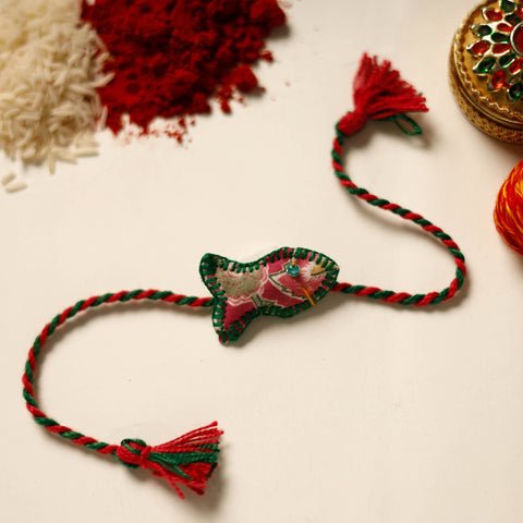 Fish - Handmade Threadwork Kids Rakhi 01