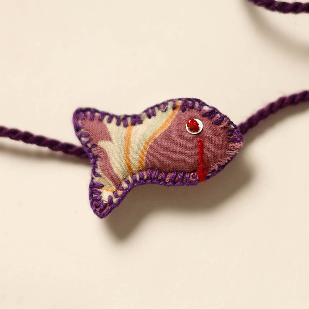 Fish - Handmade Threadwork Kids Rakhi 02