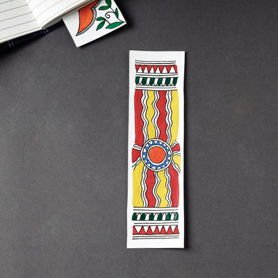 Madhubani Handpainted Bookmark (7 x 2 in)