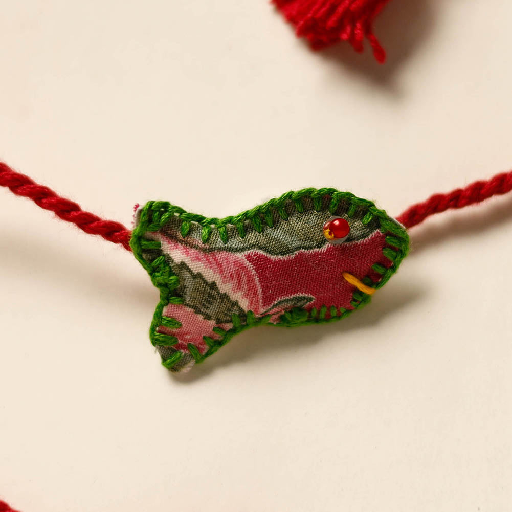 Fish - Handmade Threadwork Kids Rakhi 05