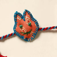 Cat - Handmade Threadwork Kids Rakhi 07