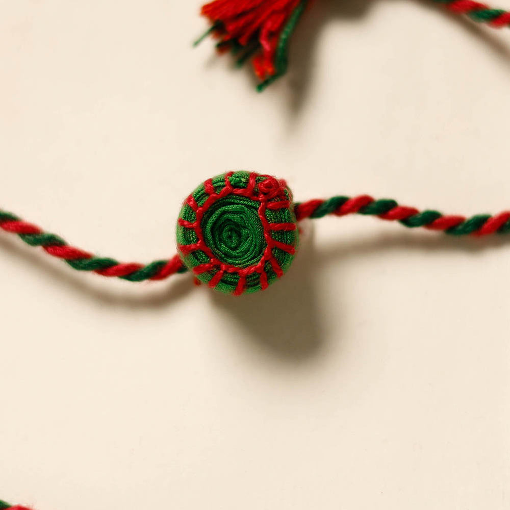 Round - Handmade Threadwork Kids Rakhi 27