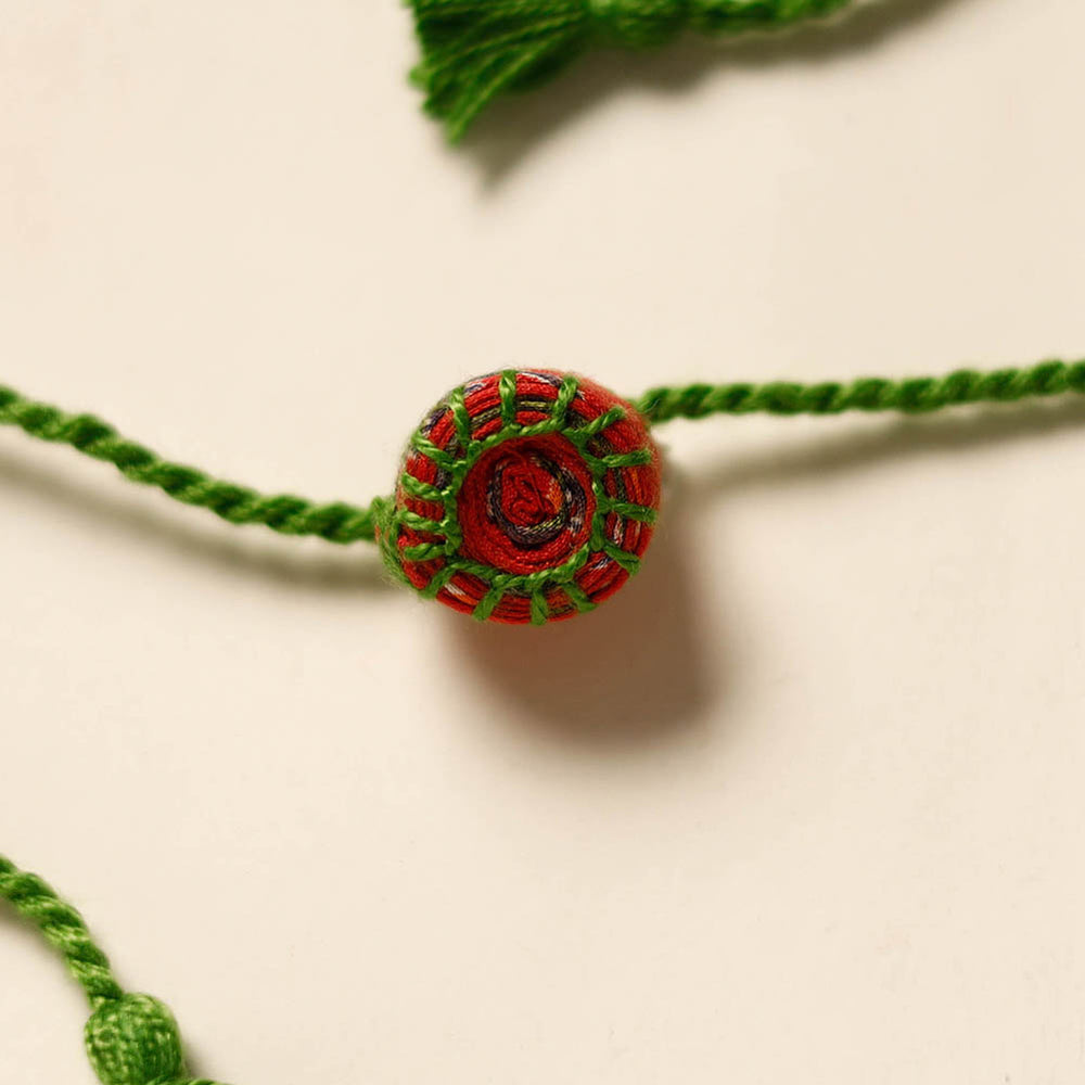 Round - Handmade Threadwork Kids Rakhi 29