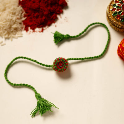 Round - Handmade Threadwork Kids Rakhi 29