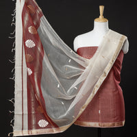 chanderi silk dress material