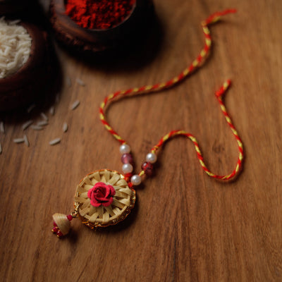 Handmade Bamboo Craft Beadwork Rakhi by Baansuli 02