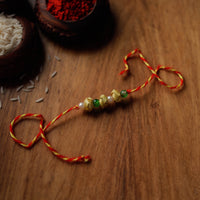 Handmade Bamboo Craft Beadwork Rakhi by Baansuli 03