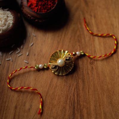 Handmade Bamboo Craft Beadwork Rakhi