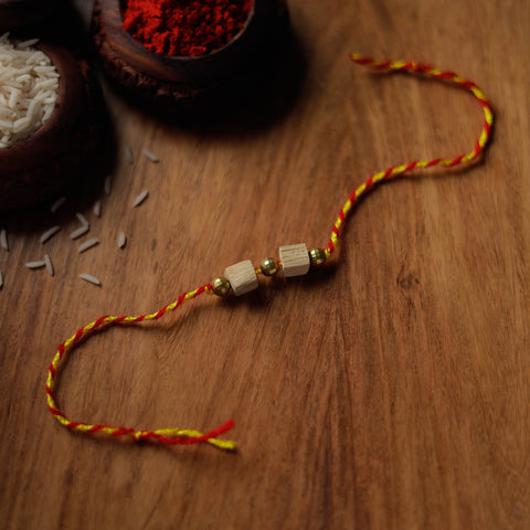 Handmade Bamboo Craft Beadwork Rakhi