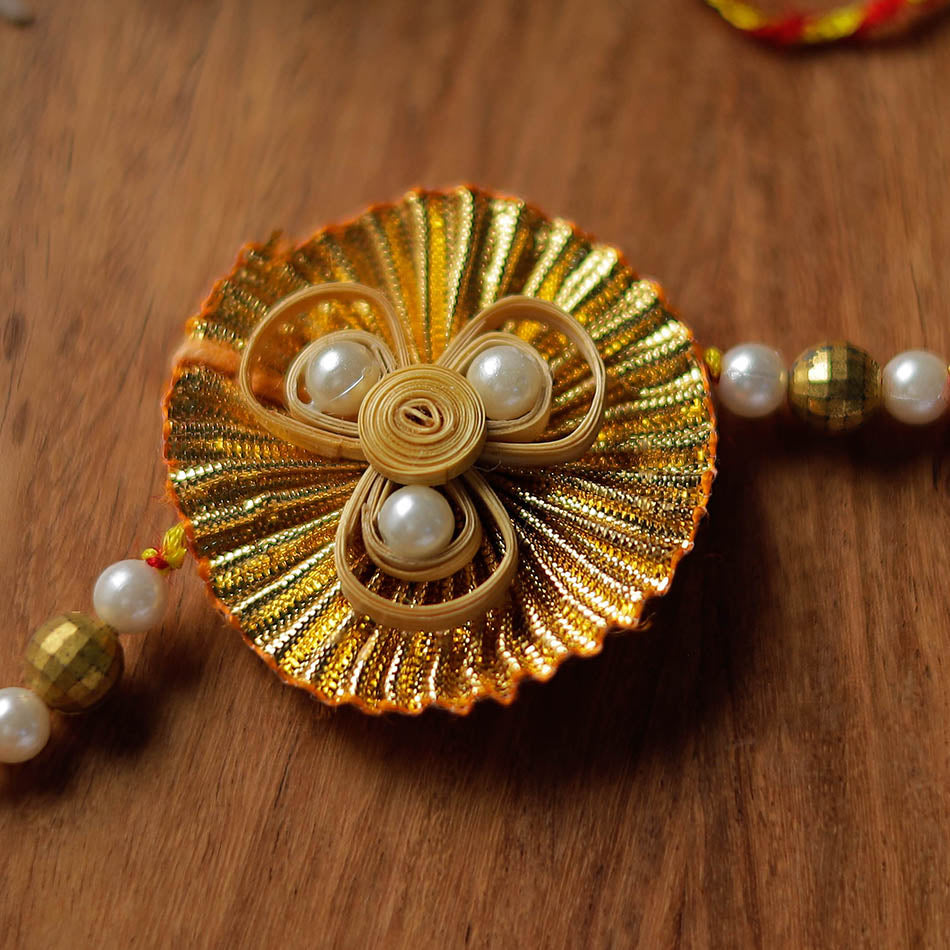  Handmade Bamboo Craft Beadwork Rakhi 