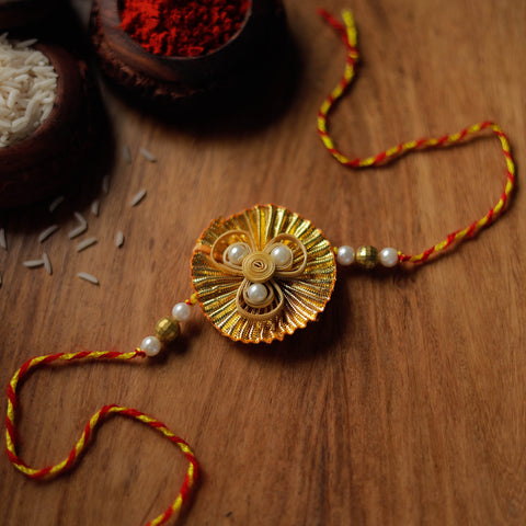  Handmade Bamboo Craft Beadwork Rakhi 