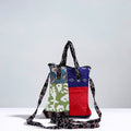 Multicolor Handmade Quilted Cotton Patchwork Sling Bag 14