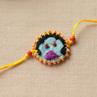 Hand Embroidered & Felt Work Kids Beadwork Boy Rakhi 122