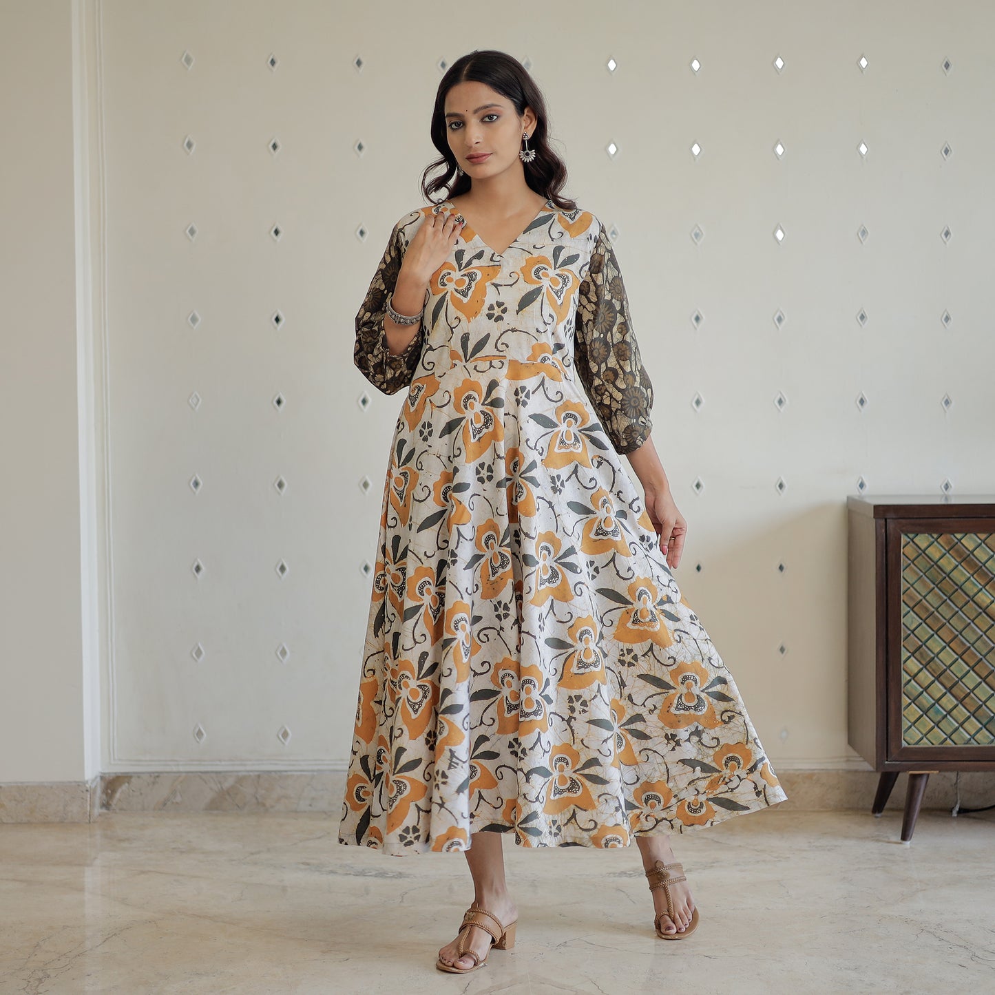 Batik Print Dress