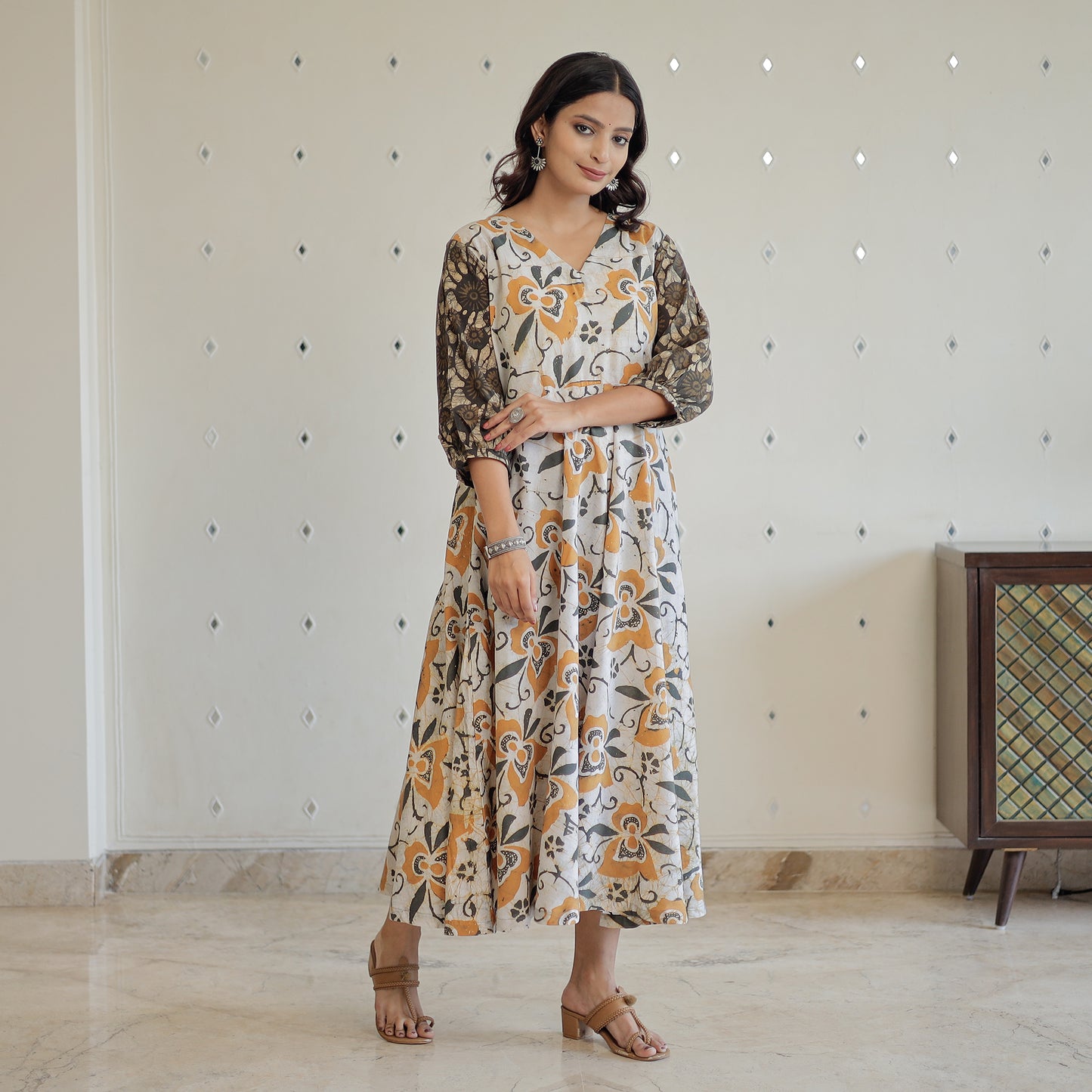Batik Print Dress
