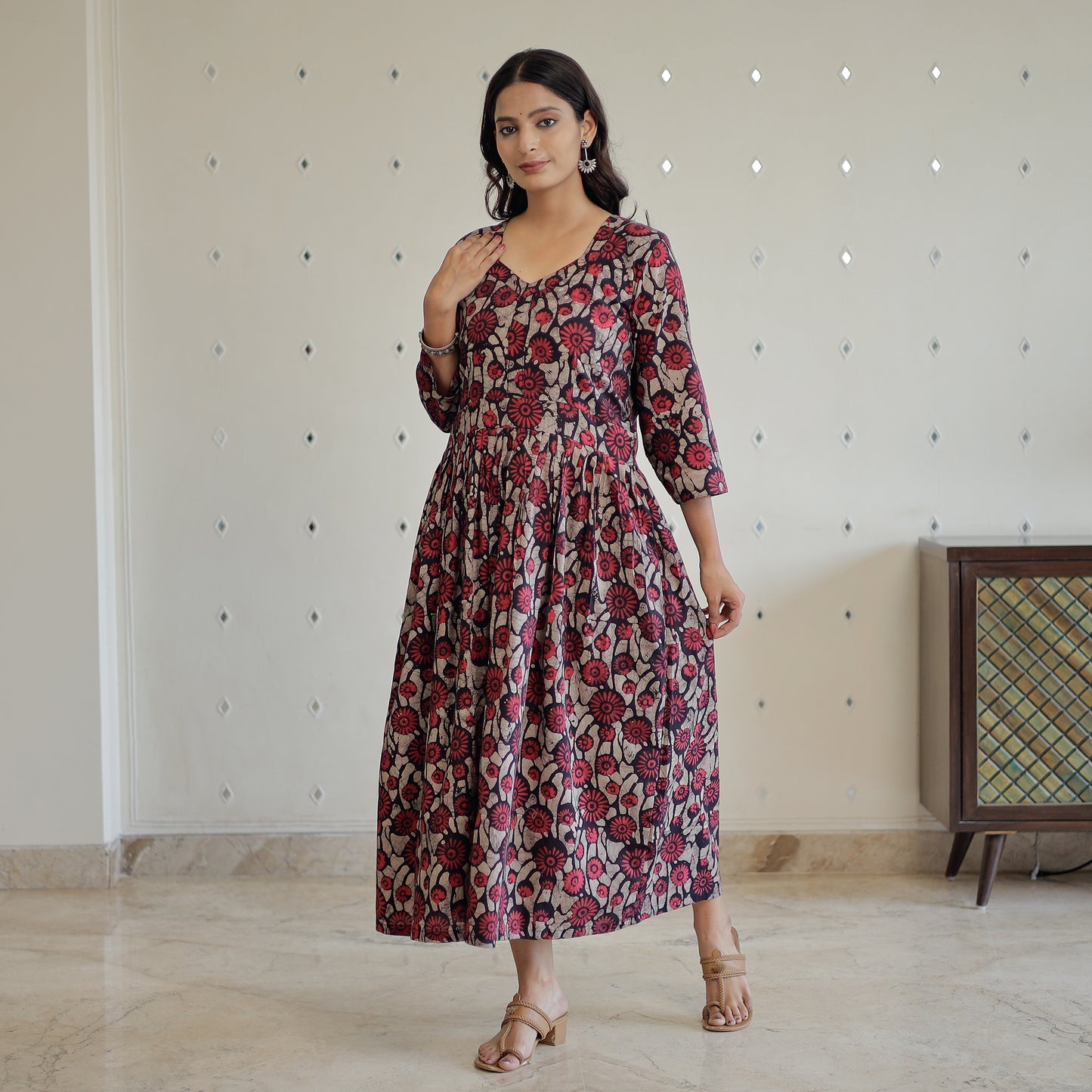 Batik Print Dress