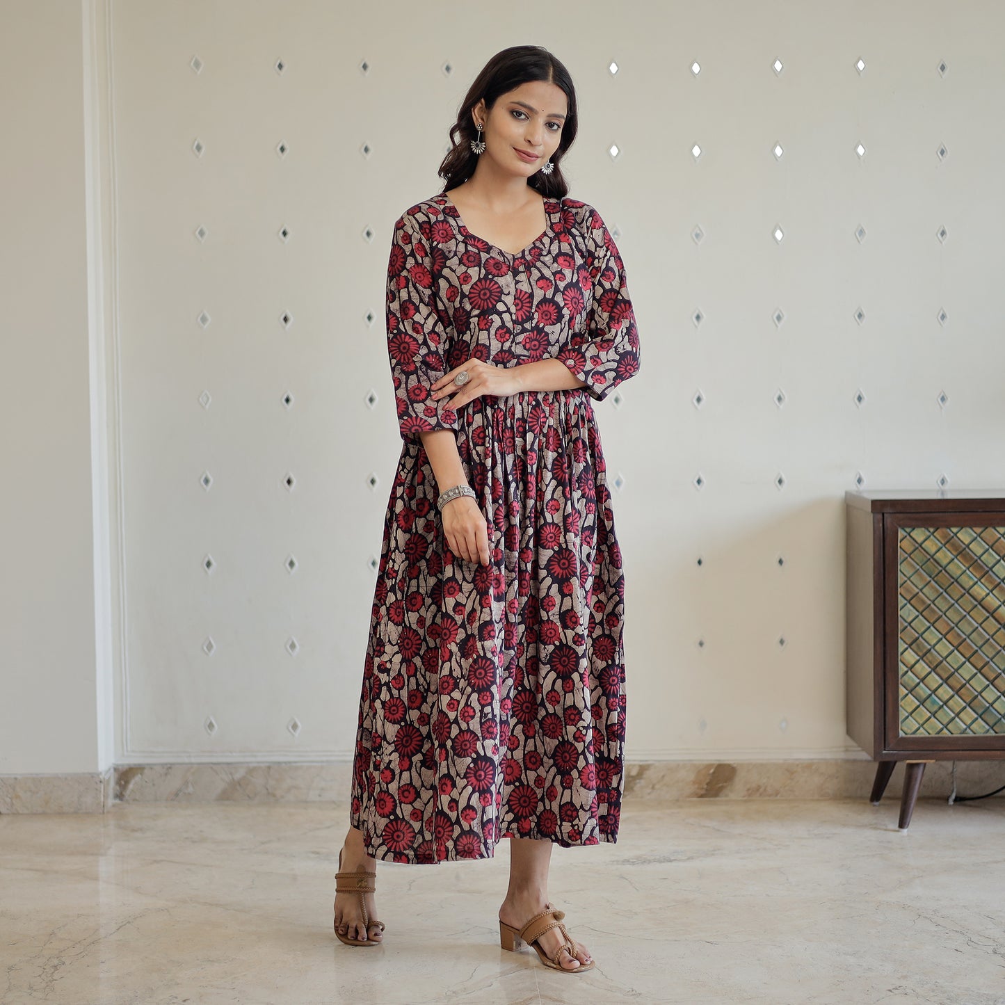 Batik Print Dress
