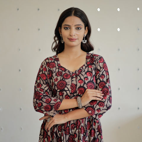 Batik Print Dress