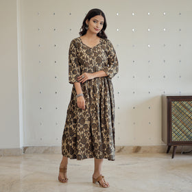 Batik Print Dress