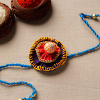 Kantha Embroidery Beadwork Rakhi