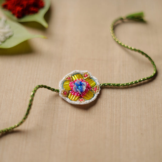 Handmade Thread & Beadwork Rakhi By Jugni 177