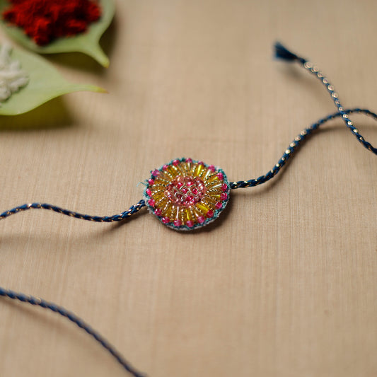 Handmade Thread & Beadwork Rakhi By Jugni 181