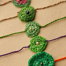  Handmade Upcycled Weave Rakhi by Khamir 98 