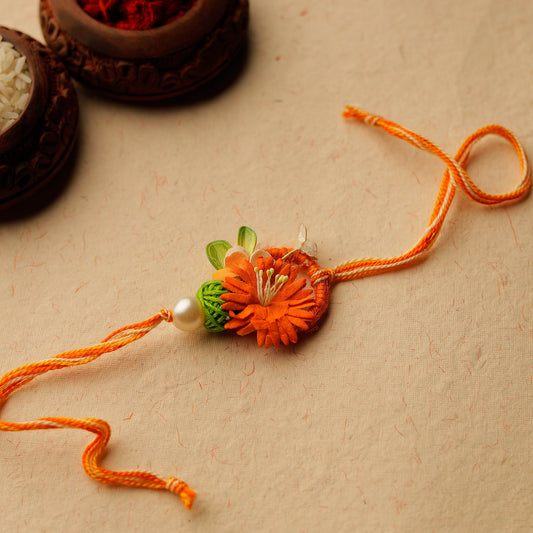 Handmade Paper Flower Rakhi 106