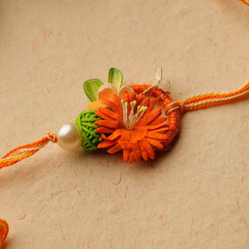  Handmade Paper Flower Rakhi 106 