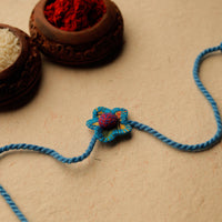 Flower - Upcycled Thread Work Kids Rakhi by Jan Sandesh 50